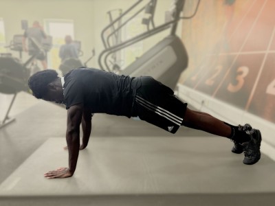 3. Extended Arm Plank