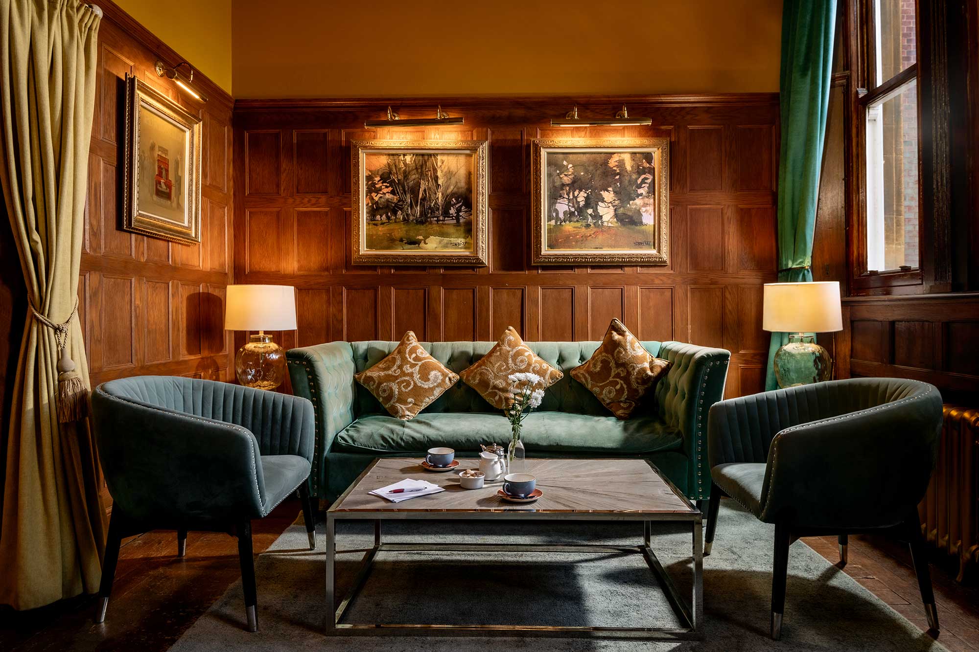 Snug room at Moor Hall Hotel & Spa