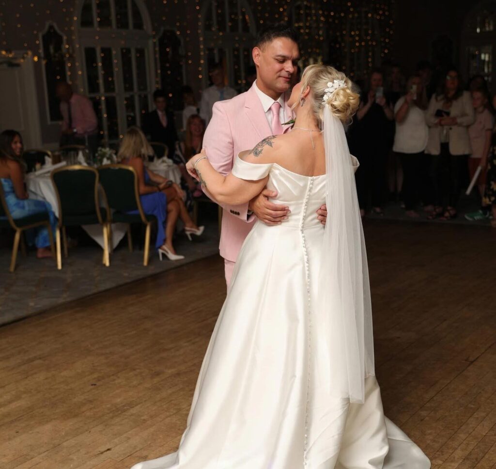 Jodie & Andrew's first dance at Moor Hall