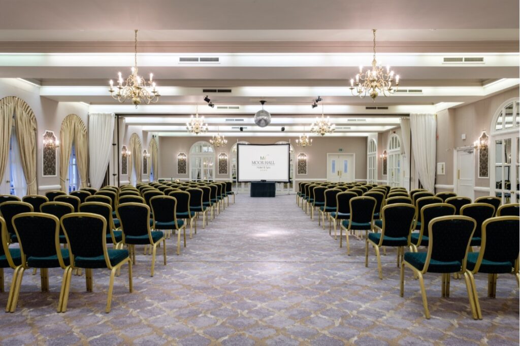 The Charter Suite arranged for a theatre-style meeting