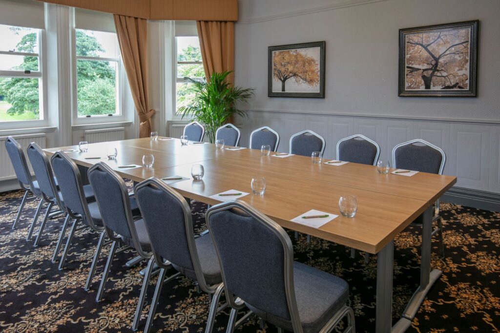The Hartopp Room arranged for a boardroom meeting