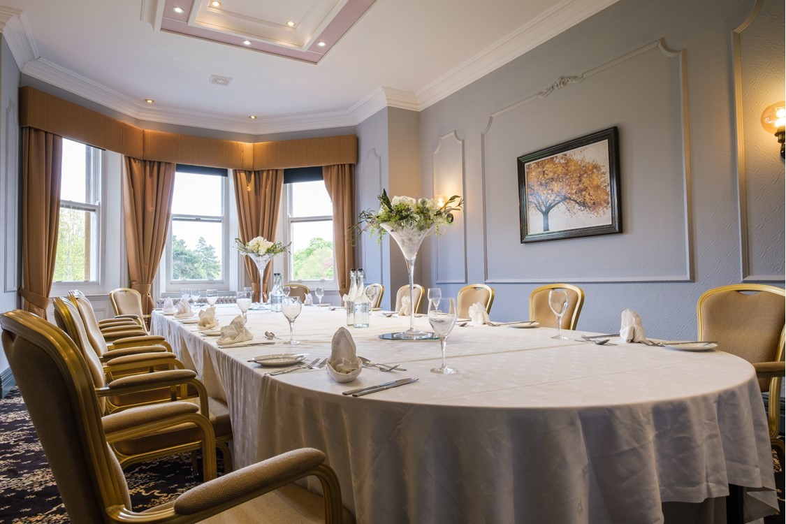 The Longmoor Room arranged for private dining