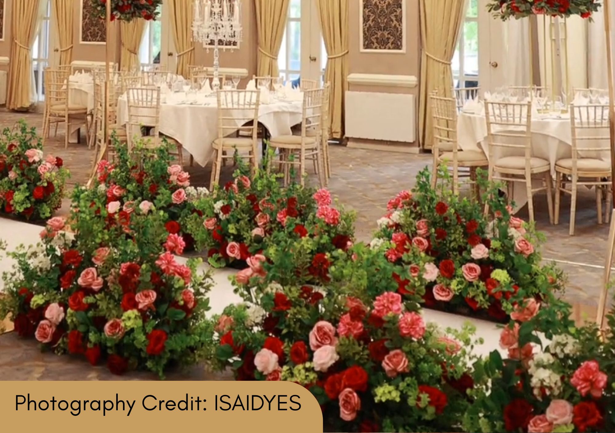 Private event space at Moor Hall, photography by ISAIDYES