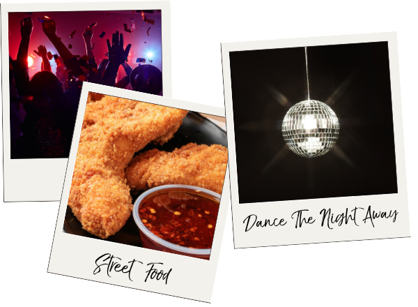 Street food, dancing and a disco ball
